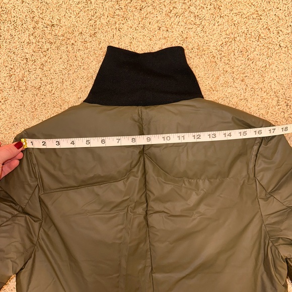 Hunter Dark Green Puffy Waterproof Winter Coat - Picture 7 of 7